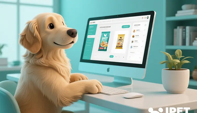 奥扬设计团队使用数字化工具进行宠物品牌全案设计协作的场景，体现杭州宠物品牌设计公司如何提升项目效率与精度