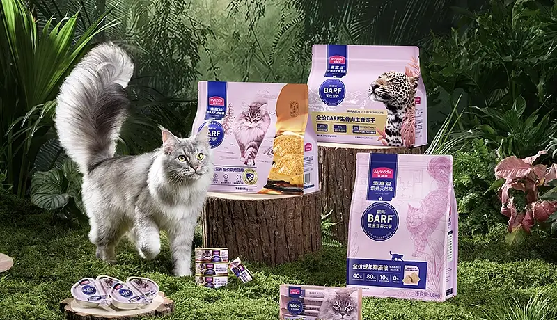 宠物品牌设计公司为麦富迪霸弗拍摄的海报